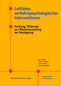 Produktbild: Leitlinien verkehrspsychologischer Interventionen