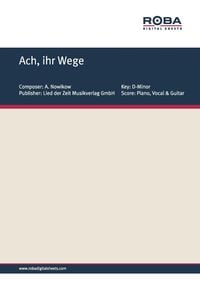 Produktbild: Ach, ihr Wege