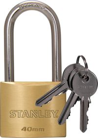 Stanley 81113 371 401 Vorhängeschloss 40mm Schlüsselschloss