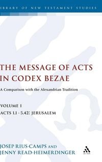 Produktbild: The Message of Acts in Codex Bezae