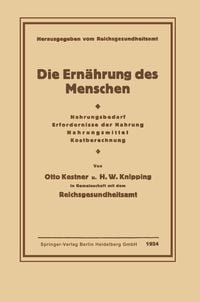 Produktbild: Die Ern&auml;hrung des Menschen