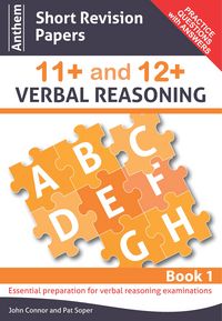 Produktbild: Anthem Short Revision Papers 11+ and 12+ Verbal Reasoning Book 1
