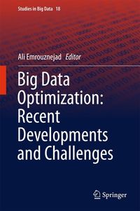 Produktbild: Big Data Optimization: Recent Developments and Challenges