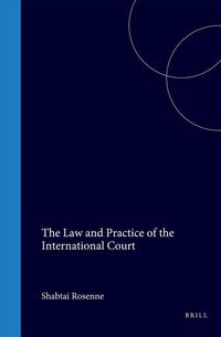 Produktbild: The Law and Practice of the International Court, 1920-1996