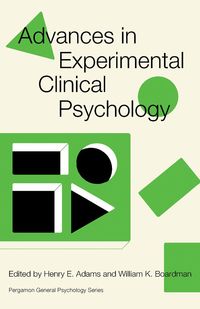 Produktbild: Advances in Experimental Clinical Psychology