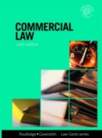 Produktbild: Commercial Lawcards 6/E: Seventh Edition