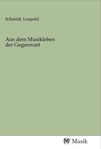 Produktbild: Aus dem Musikleben der Gegenwart