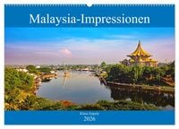 Produktbild: Malaysia-Impressionen (Wandkalender 2026 DIN A2 quer), CALVENDO Monatskalender