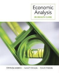 Produktbild: Economic Analysis in Health Ca