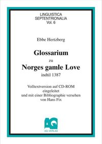 Produktbild: Glossarium zu Norges gamle Love