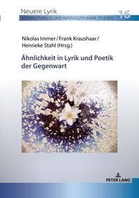 Produktbild: &Auml;hnlichkeit in Lyrik und Poetik der Gegenwart