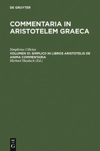 Produktbild: Simplicii in libros Aristotelis de anima commentaria