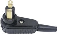Produktbild: BAAS DIN-Winkelstecker mit Spritzschutz Belastbarkeit Strom max.=8A