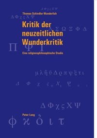 Produktbild: Kritik der neuzeitlichen Wunderkritik