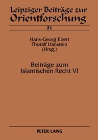 Produktbild: Beitr&auml;ge zum Islamischen Recht VI