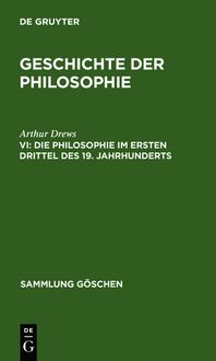 Produktbild: Die Philosophie im ersten Drittel des 19. Jahrhunderts
