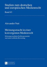 Produktbild: Meinungsmacht in einer konvergenten Medienwelt