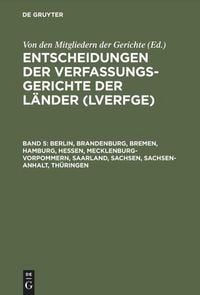 Produktbild: Berlin, Brandenburg, Bremen, Hamburg, Hessen, Mecklenburg-Vorpommern, Saarland, Sachsen, Sachsen-Anhalt, Th&uuml;ringen