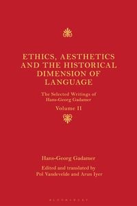 Produktbild: Ethics, Aesthetics and the Historical Dimension of Language