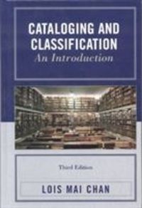 Produktbild: Cataloging and Classification: An Introduction