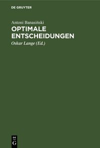 Produktbild: Optimale Entscheidungen
