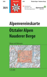 Produktbild: Alpenvereinskarte