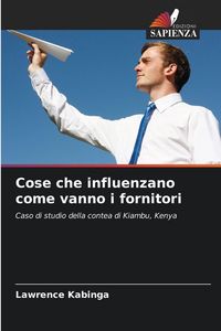 Produktbild: Cose che influenzano come vanno i fornitori
