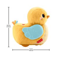 Produktbild: Fisher-Price 4-in-1 Knuddel- und Krabbel-Ente, Musikalisches Pl&uuml;schspielzeug z