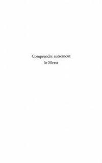 Produktbild: Comprendre autrement le mvett