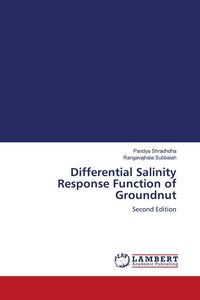 Produktbild: Differential Salinity Response Function of Groundnut