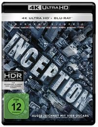 Produktbild: Inception (4K Ultra HD) (+ 2 Blu-rays)