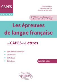 Produktbild: Les &eacute;preuves de langue fran&ccedil;aise au CAPES de Lettres