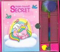 Produktbild: Mon carnet secret b&eacute;b&eacute;s licornes : coffret avec stylo fantaisie