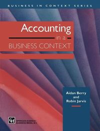 Produktbild: Accounting in a Business Context
