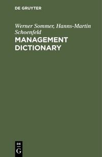 Produktbild: Management Dictionary