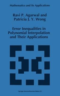 Produktbild: Error Inequalities in Polynomial Interpolation and Their Applications