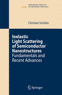 Produktbild: Inelastic Light Scattering of Semiconductor Nanostructures