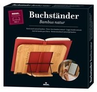 Produktbild: moses. libri_x Buchst&auml;nder Bambus natur