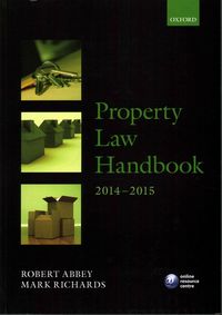 Produktbild: Abbey, R: Property Law Handbook 2014-2015