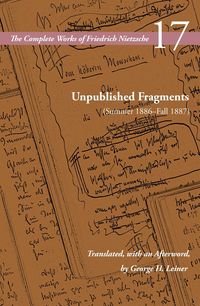 Produktbild: Unpublished Fragments (Summer 1886-Fall 1887)