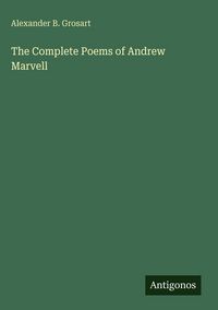 Produktbild: The Complete Poems of Andrew Marvell