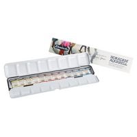 Produktbild: Schmincke HORADAM&reg; Aquarell Ein-Schienen-Metallkasten 12 x 1/2 N&auml;pfe Hazel Soan