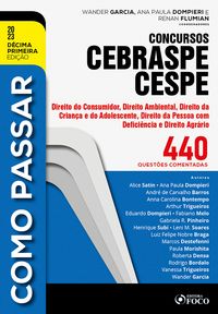 Produktbild: Como passar concursos CEBRASPE -Direito do Consumidor, Ambiental, ECA, Defici&ecirc;ncia e Agr&aacute;rio