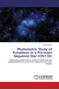 Produktbild: Photometric Study of Pulsations In a Pre-main Sequence Star V351 Ori