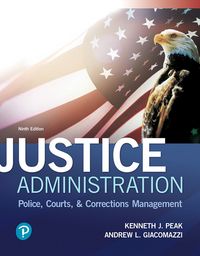 Produktbild: Justice Administration: Police, Courts, & Corrections Management