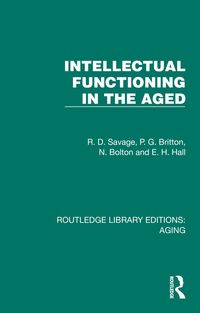 Produktbild: Intellectual Functioning in the Aged
