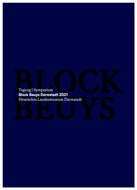 Produktbild: Tagung Block Beuys Darmstadt 2021 Symposium Block Beuys Darmstadt 2021