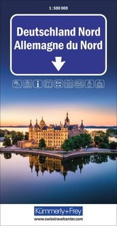 Produktbild: K&uuml;mmerly+Frey Strassenkarte Deutschland Nord 1:500.000