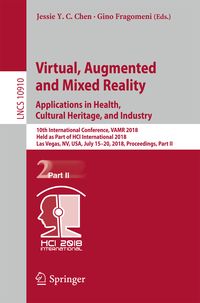 Produktbild: Virtual, Augmented and Mixed Reality: Applications in Health, Cultural Heritage, and Industry