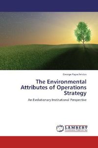 Produktbild: Papachristos, G: Environmental Attributes of Operations Stra